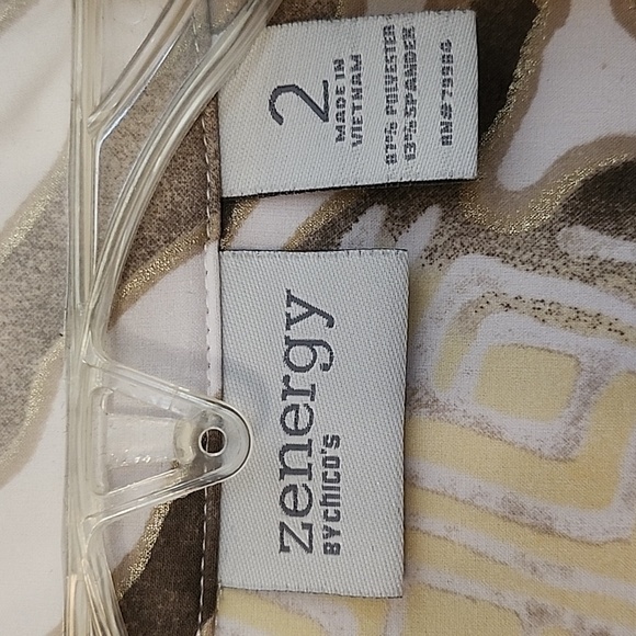 Zenergy by Chicos Jacket Size 2 (10-12) - Picture 2 of 9